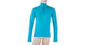 MERINO EXTREME men's long sleeve zipper shirt blue