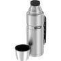 Beverage thermos with handle 1200 ml blue