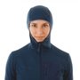 Aconcagua Light ML Hooded Jacket Women peacoat melange