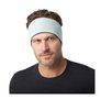 THERMAL MERINO REVERSIBLE HEADBAND, twilight blue heather