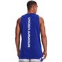 UA BASELINE COTTON TANK, Blue