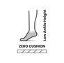 PERFORMANCE RUN ZERO CSHN PTRN LW ANKLE, deep navy