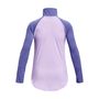 UA Tech Graphic 1/2 Zip , Purple