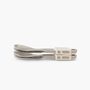 Detour Stainless Steel Cutlery Set - [2P] [6 Piece], Grey