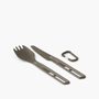 Frontier UL Cutlery Set - [2 Piece] Spork and Knife, Grey