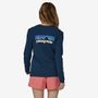 W´S L/S P-6 LOGO RESPONTIBILI-TEE, TIDEPOOL BLUE