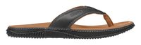 Hilo Flip M, raven - men's leather flip flops