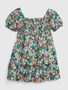559177-01 Dětské květované šaty Barevná