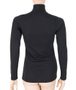 DOUBLE FACE women's turtleneck long sleeve black