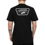 FULL PATCH BACK SS TEE BLACK-WHITE