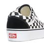 UA OLD SKOOL PLATFORM (CHECKERBOARD) BLK/TR WHT