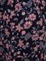 877293-02 Dětské květované kalhoty Černá