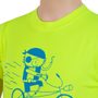 COOLMAX FRESH PT PIRATE children's T-shirt neck sleeve reflex yellow