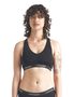 W Sprite Racerback Bra, BLACK