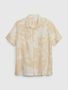 594450-06 Dětská lněná košile oxford Béžová