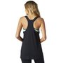 Miss Clean Racer Tank, black/black