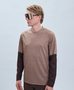 M's Essential MTB LS Jersey Jasper Brown