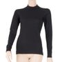 DOUBLE FACE ladies long sleeve shirt black