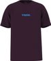 LOWER CORECASE SS TEE BLACKBERRYWINE/