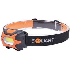 SOLIGHT WH25 LED čelová svítilna, 3W COB, 3x AAA