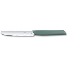 VICTORINOX Swiss Modern 11 cm tomato knife sage green