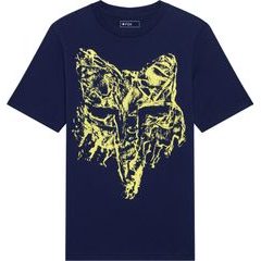 FOX Yth Image Print Hd Ss Tee Navy