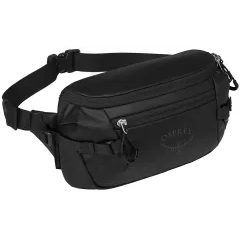 OSPREY TRANSPORTER WAIST PACK 3L, raven black/black