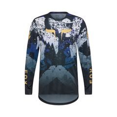 FOX Flexair Ls Jersey Goldstone Le Purple