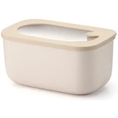 GUZZINI Hluboká obdelníková krabička na potraviny ECO STORE&MORE, bílá