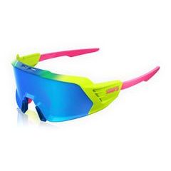 100% KORBIN X - Satin Neon - Blue Multilayer Mirror
