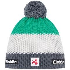 EISBÄR Star Pompon MÜ SA anthracite-white-mineral green