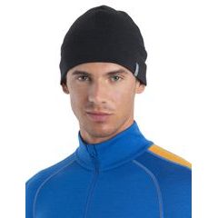 ICEBREAKER U Mer 260 Ridge Beanie BLACK