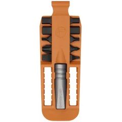 LEATHERMAN Bit Kit #3-ORANGE/BIT DRIVER-SILVER ORANGE