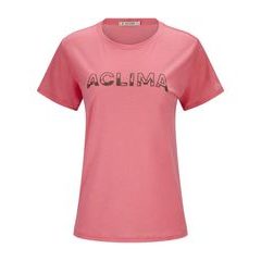 ACLIMA LightWool tee Logo W's Sun Kissed Coral