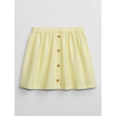 GAP 602818-01 Dětská sukně s pružným pasem Žlutá