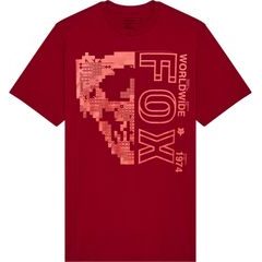 FOX Image Skull Ss Prem Tee Cardinal