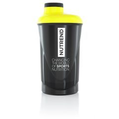 NUTREND láhev-šejkr NUTREND 0,6 l, černo-žlutý