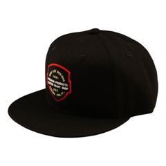 TROY LEE DESIGNS FLAT BILL SNAPBACK IMPRINT BLACK