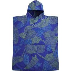 PACKTOWL CHANGING PONCHO S/M Botanical modré s motivem listů