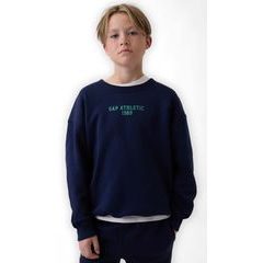 GAP 887333-00 Dětská mikina s logem Tmavě modrá