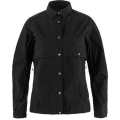 FJÄLLRÄVEN Hoja Rider's Wind Jacket W Black