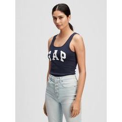 GAP 585421-00 Tílko GAP logo print Tmavě modrá