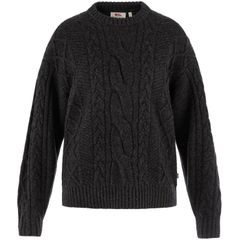 FJÄLLRÄVEN Övik Cable Knit W Black