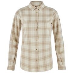 FJÄLLRÄVEN Övik Classic Flannel Shirt W Mais Yellow-Fossil