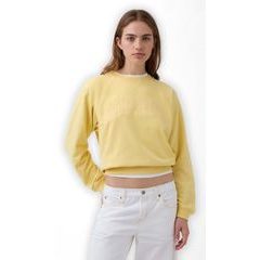 GAP 888007-04 Oversize mikina s logem Žlutá