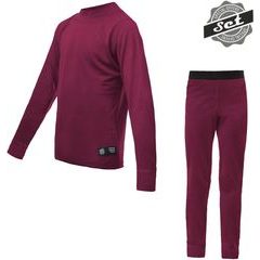 SENSOR MERINO ACTIVE DĚTSKÝ SET lilla