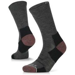 LORPEN MERINO HIKE LIGHT CREW W, WHALES GREY