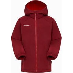 MAMMUT Ultimate Comfort SO Hooded Jacket Kids dark mammut red
