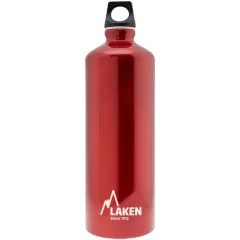 LAKEN Futura 1000 ml červená, neoprenový obal, popruh
