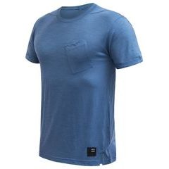 SENSOR MERINO AIR traveller pánské triko kr.rukáv riviera blue